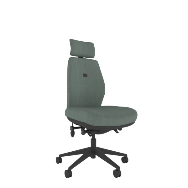 Solo Medium Back Large Seat Chair with Headrest